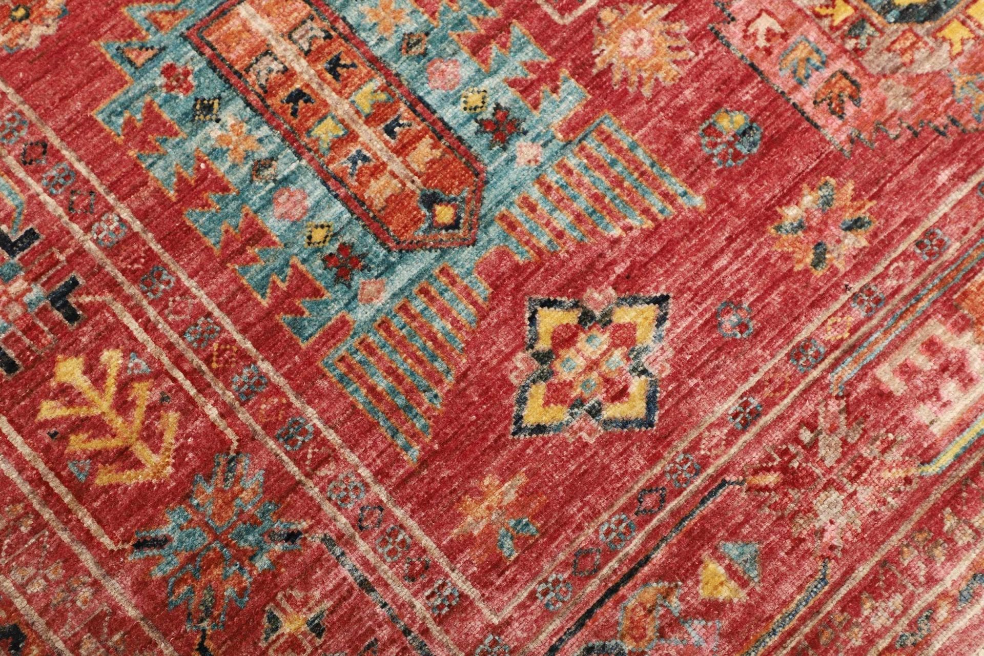 Handgeknüpfter Samarkand Orientteppich, 154 × 192 cm, Wolle