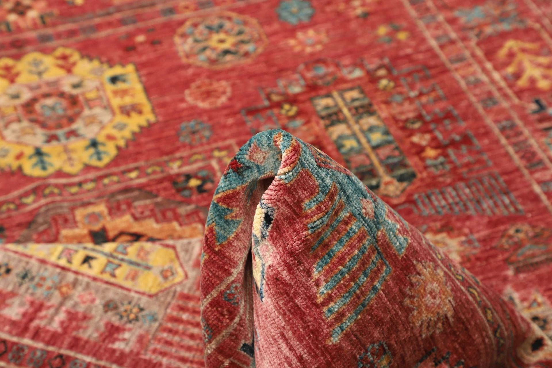 Handgeknüpfter Samarkand Orientteppich, 154 × 192 cm, Wolle