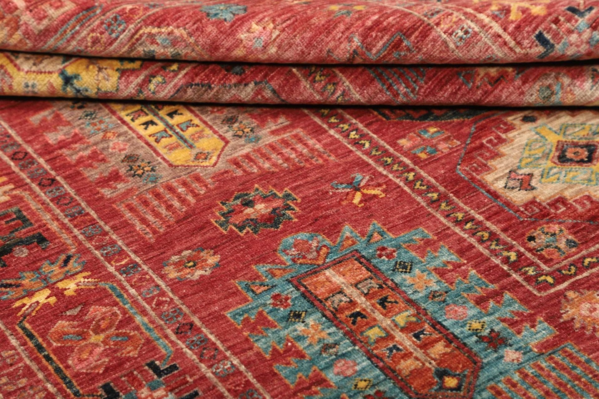 Handgeknüpfter Samarkand Orientteppich, 154 × 192 cm, Wolle