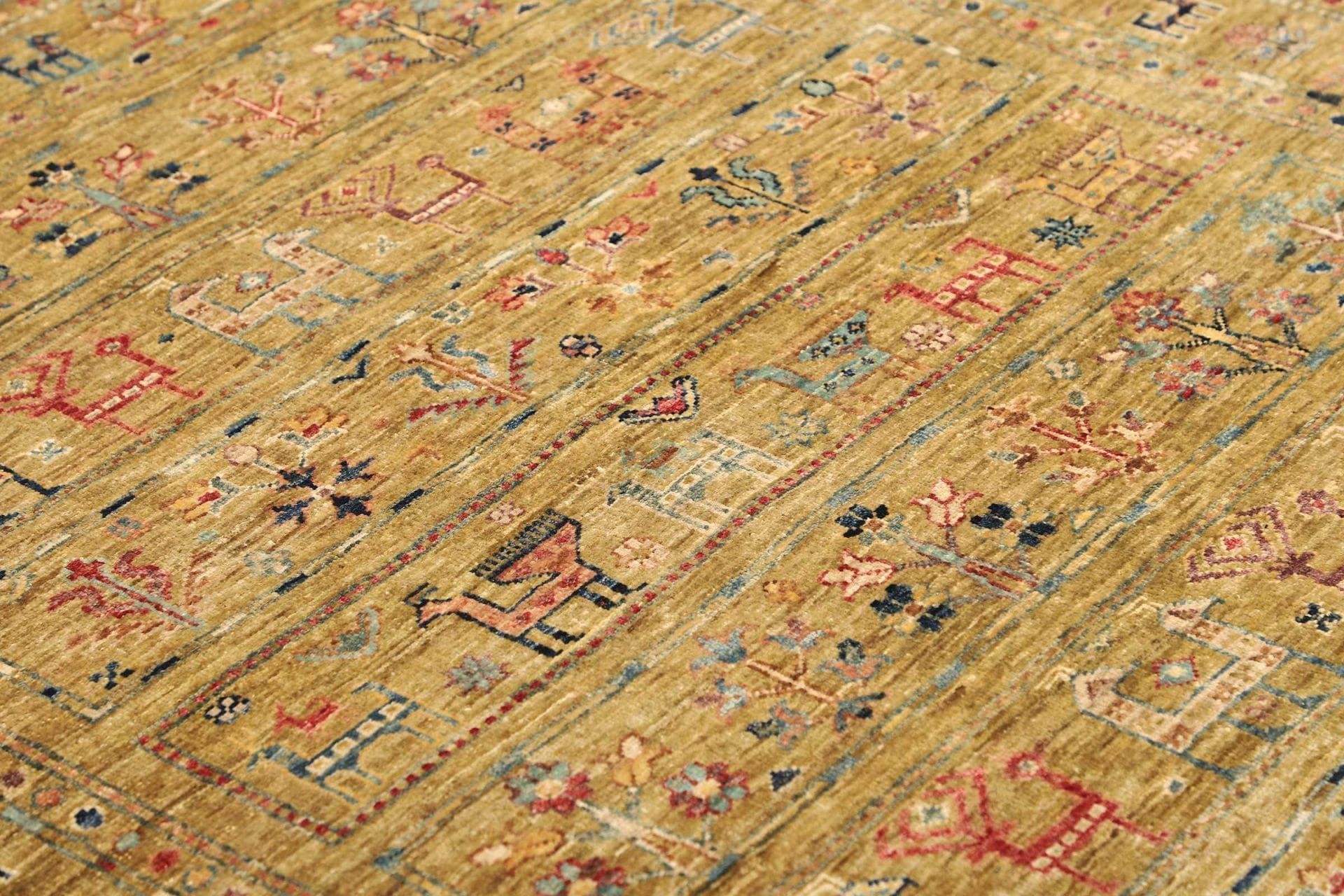 Handgeknüpfter Samarkand Orientteppich 128 × 172 cm