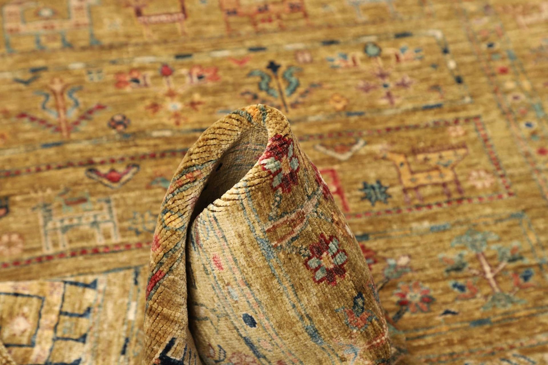 Handgeknüpfter Samarkand Orientteppich 128 × 172 cm