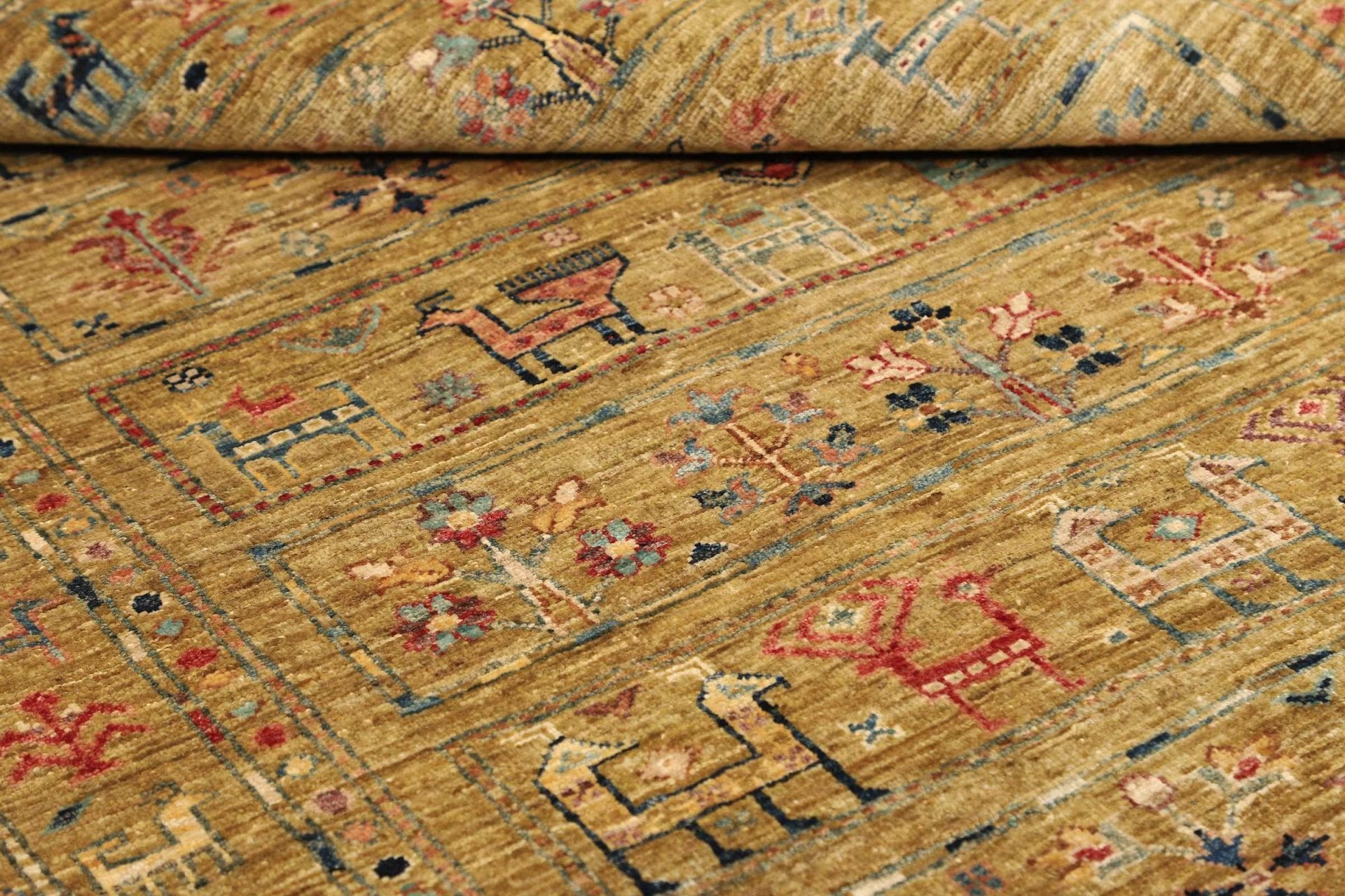 Handgeknüpfter Samarkand Orientteppich 128 × 172 cm