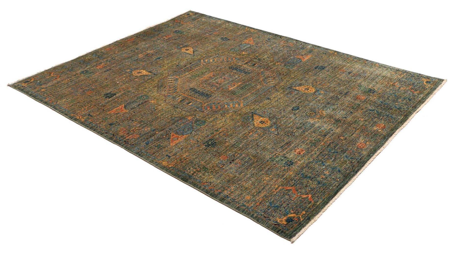Handgeknüpfter Mamluk Orientteppich 157 × 202 cm