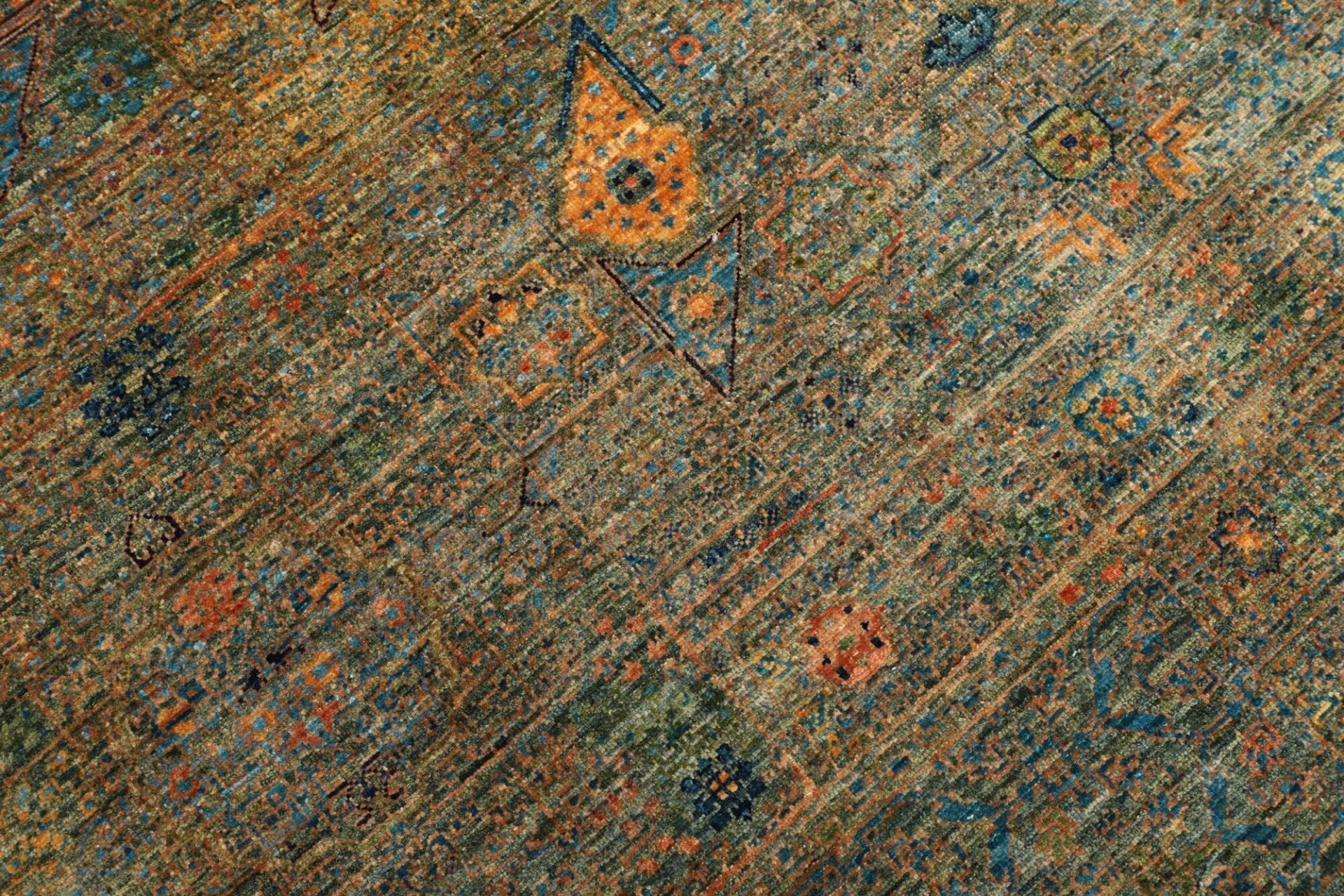 Handgeknüpfter Mamluk Orientteppich 157 × 202 cm