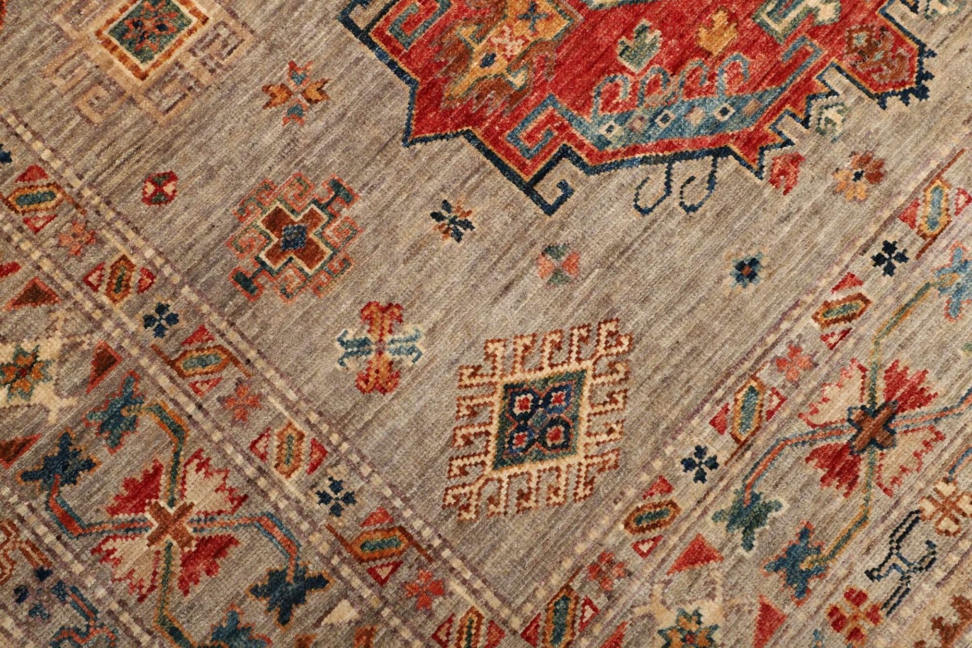 Kazak Orientteppich aus Pakistan, 156 × 209 cm