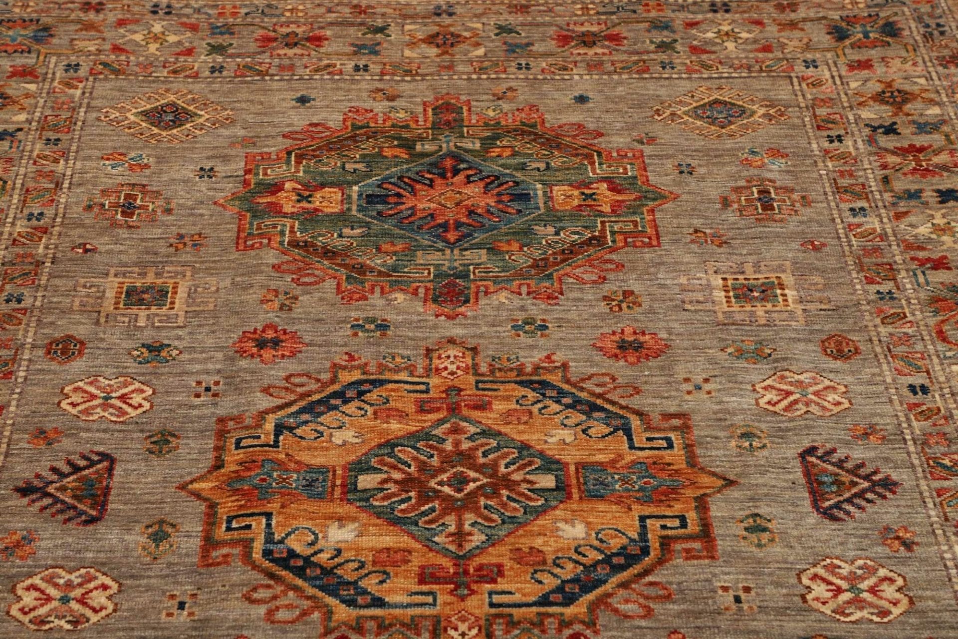 Kazak Orientteppich aus Pakistan, 156 × 209 cm