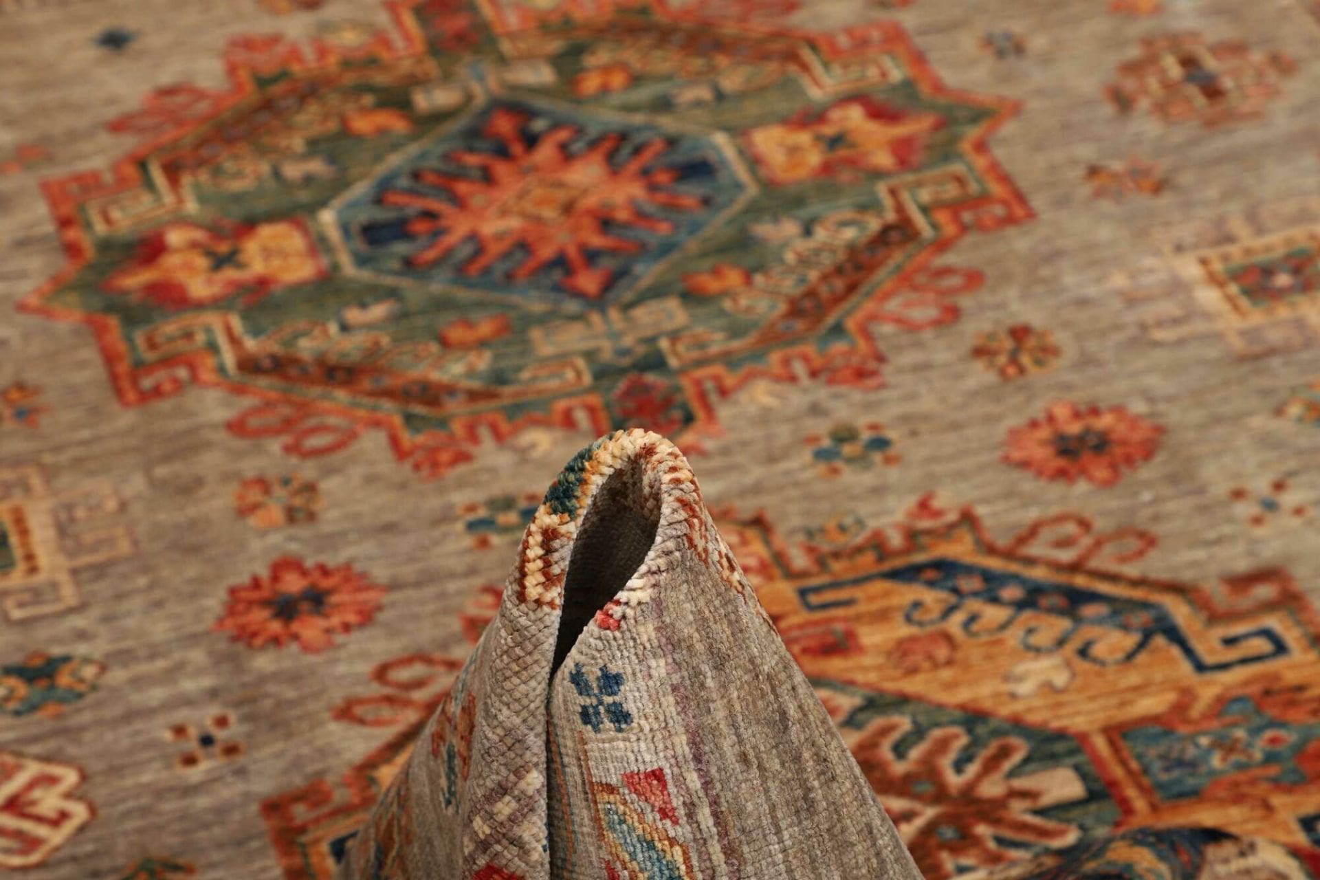 Kazak Orientteppich aus Pakistan, 156 × 209 cm