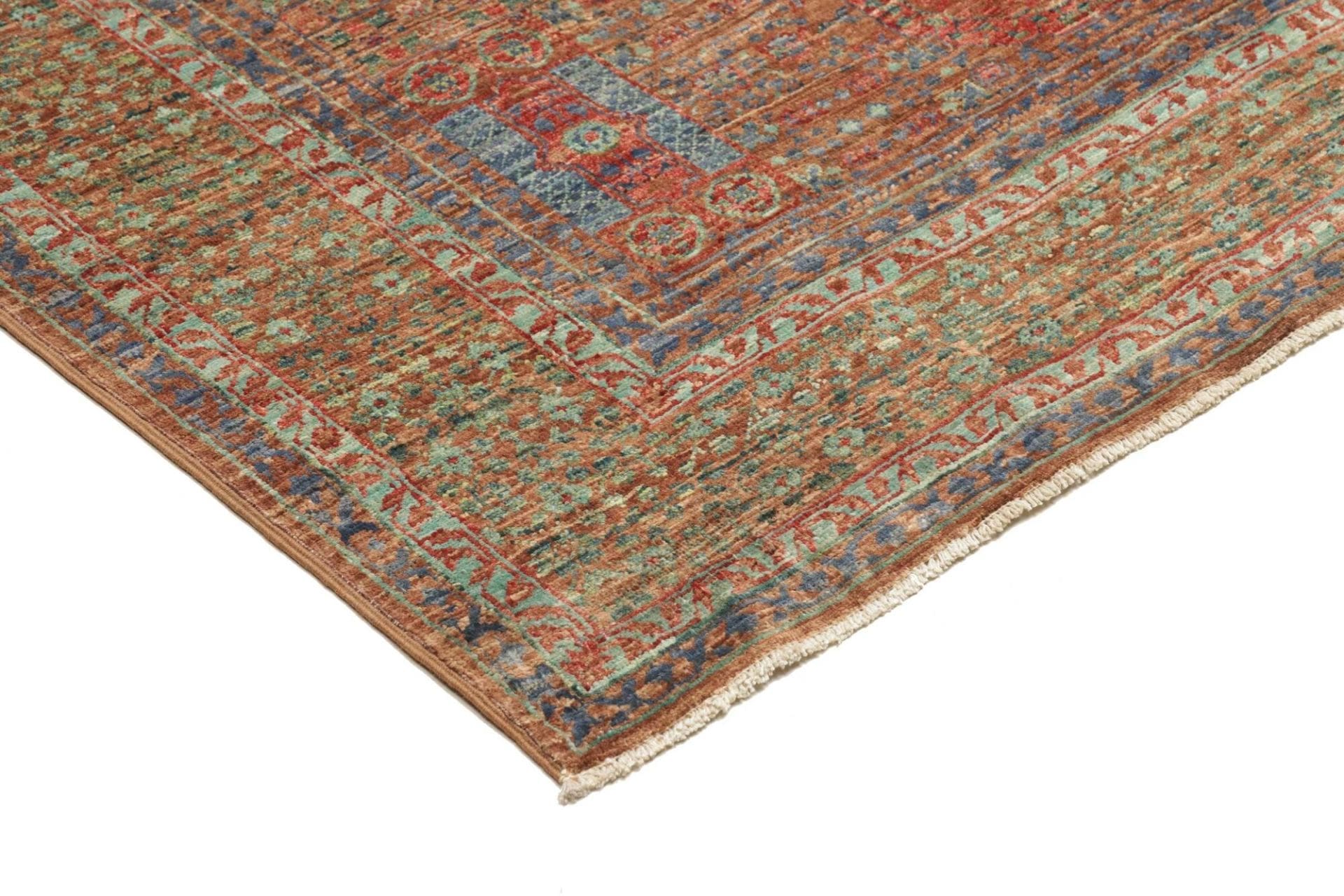 Handgeknüpfter Mamluk Orientteppich, 129 × 182 cm, Wolle