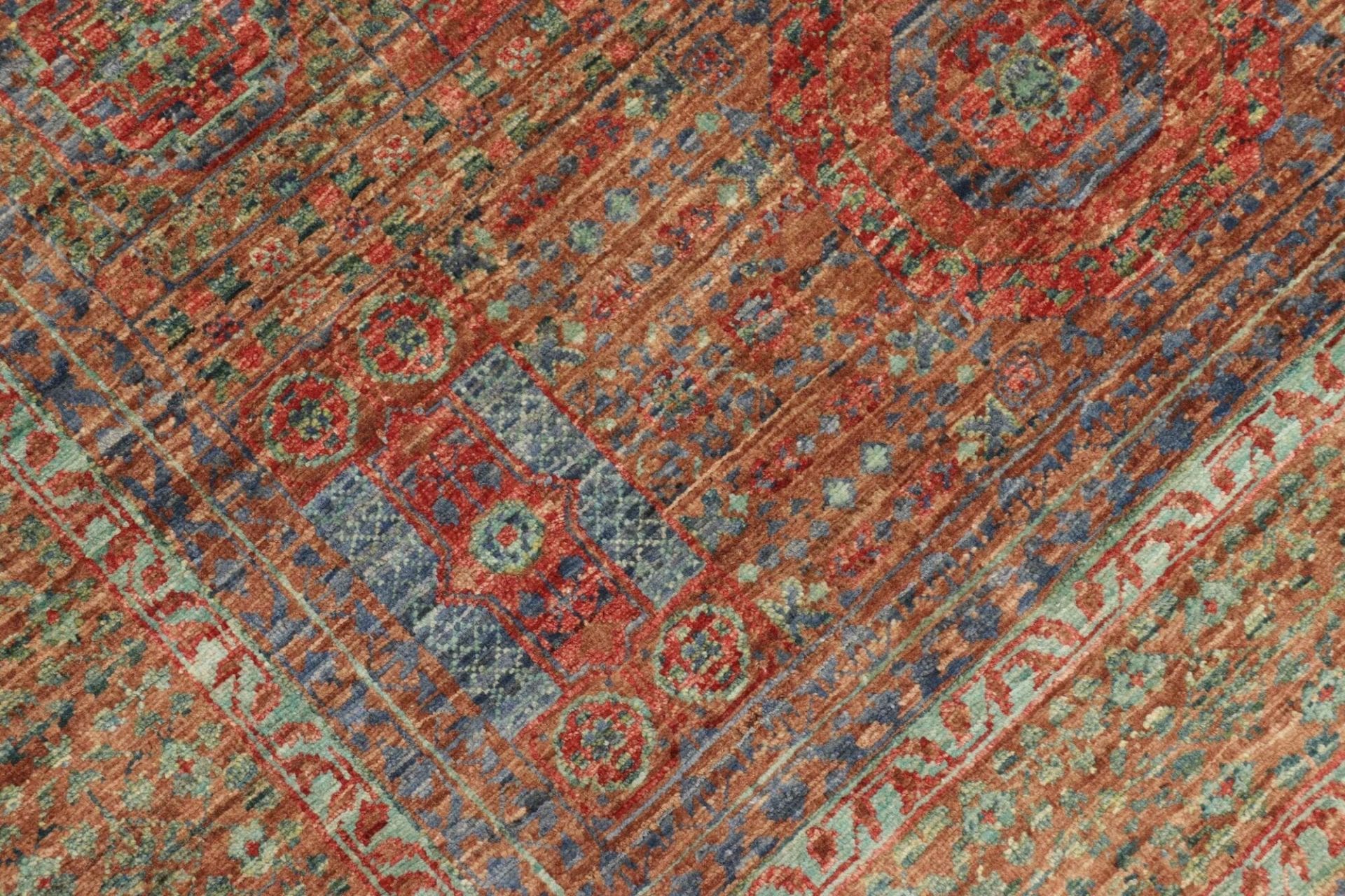 Handgeknüpfter Mamluk Orientteppich, 129 × 182 cm, Wolle