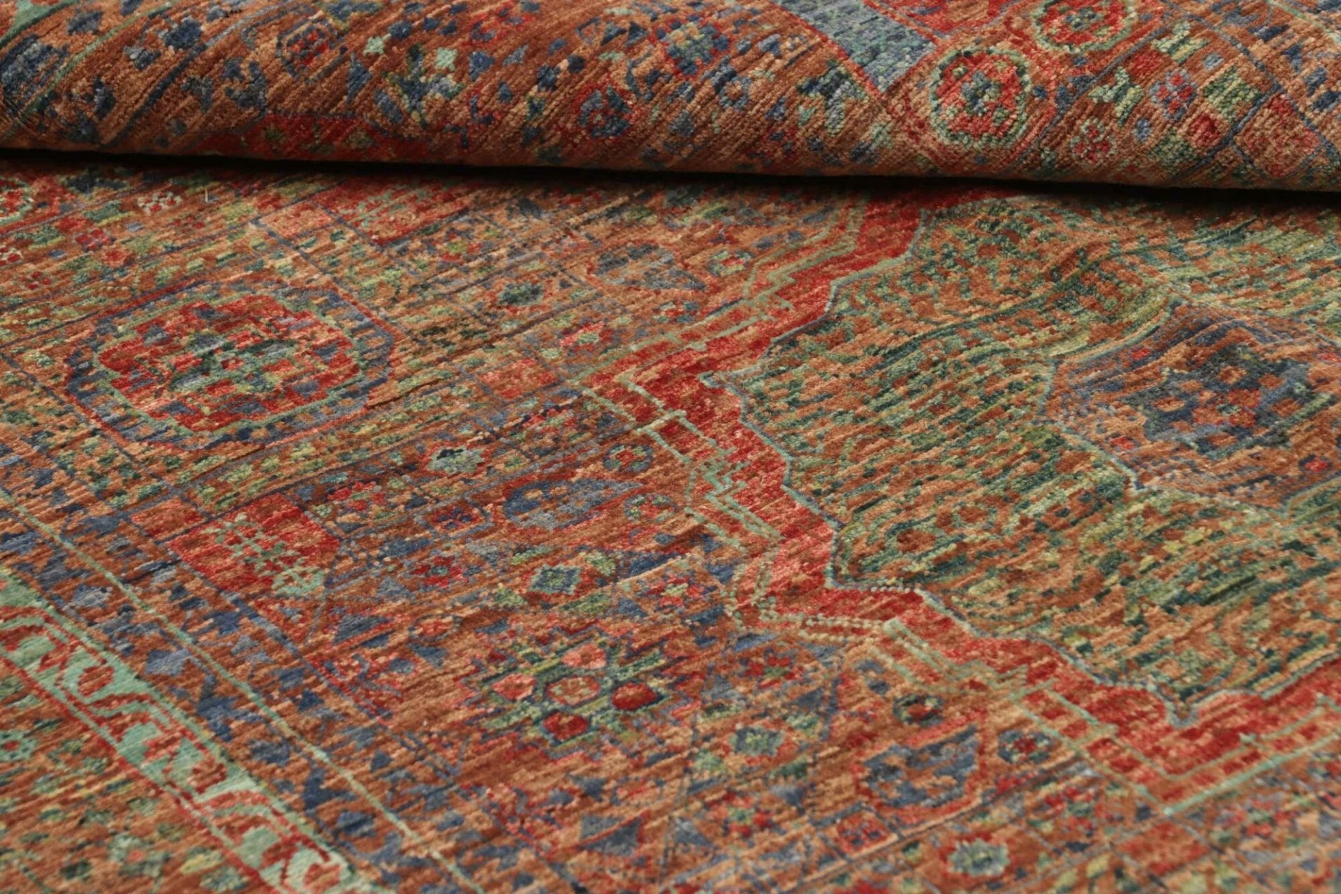 Handgeknüpfter Mamluk Orientteppich, 129 × 182 cm, Wolle