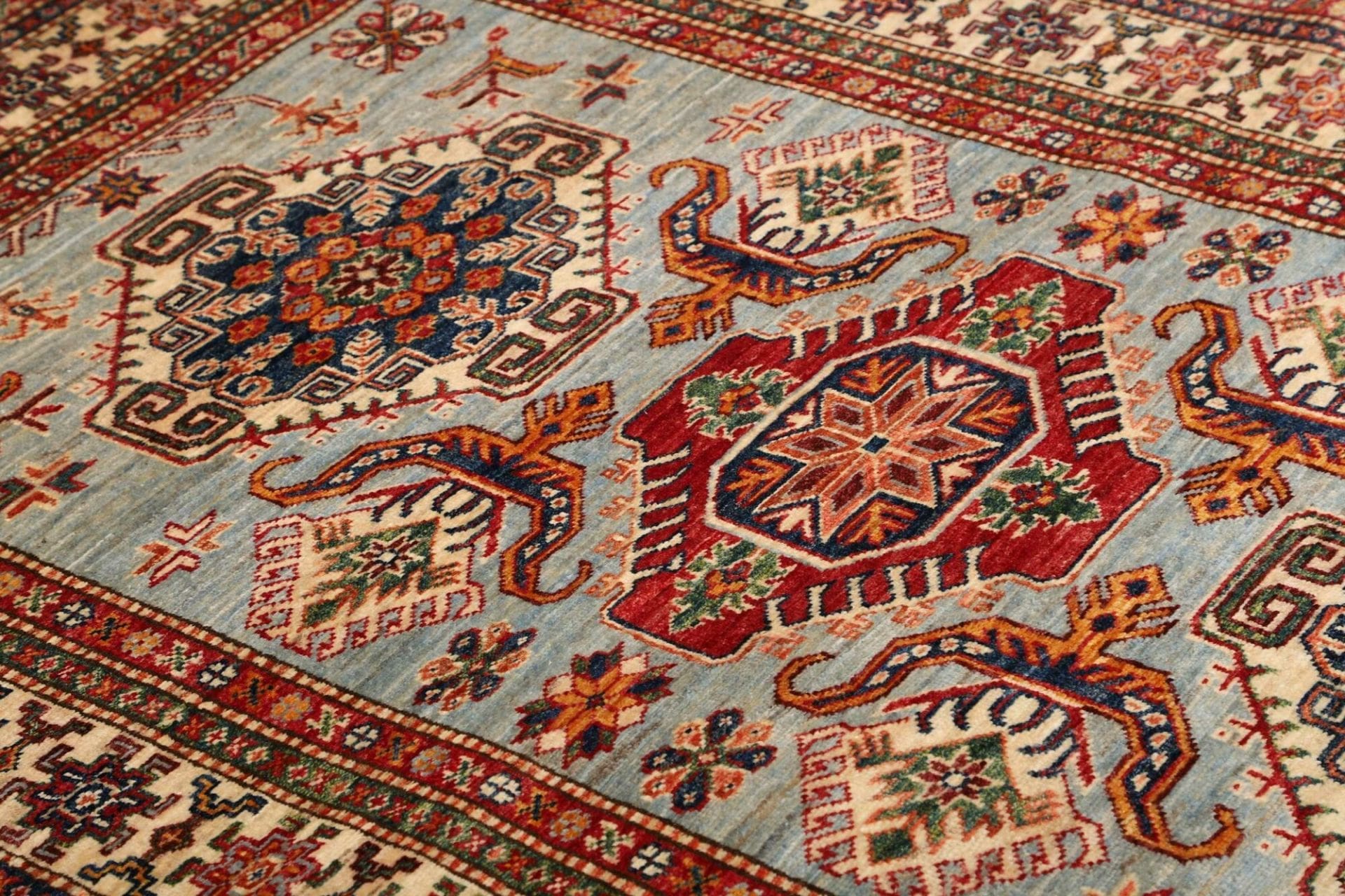 Handgeknüpfter Kazak Orientteppich 128 × 181 cm