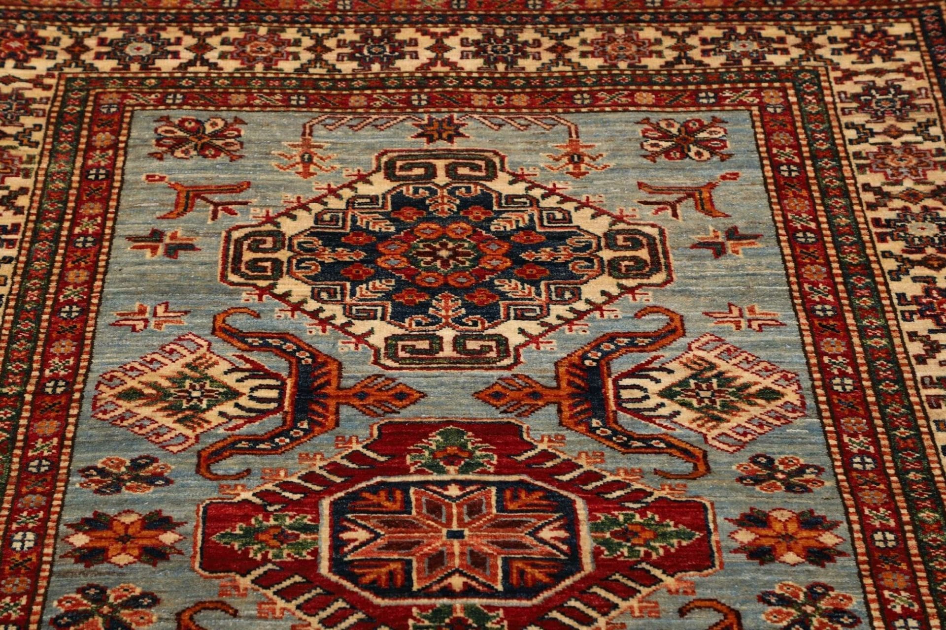 Handgeknüpfter Kazak Orientteppich 128 × 181 cm