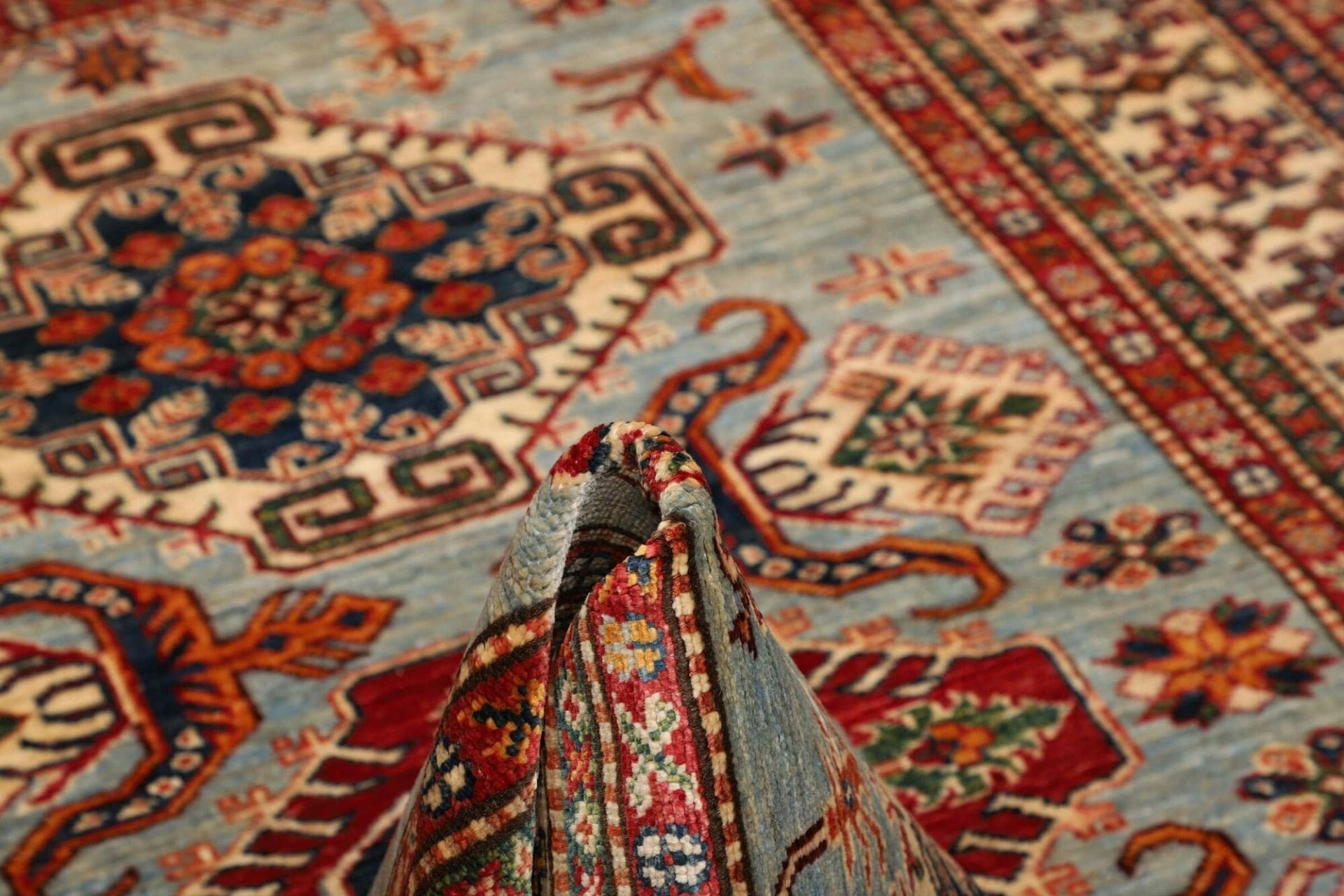 Handgeknüpfter Kazak Orientteppich 128 × 181 cm