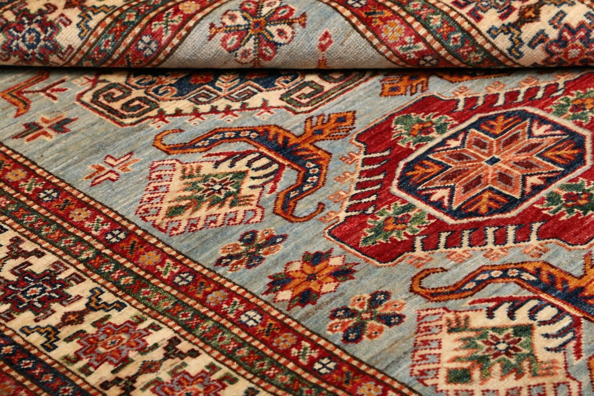 Handgeknüpfter Kazak Orientteppich 128 × 181 cm
