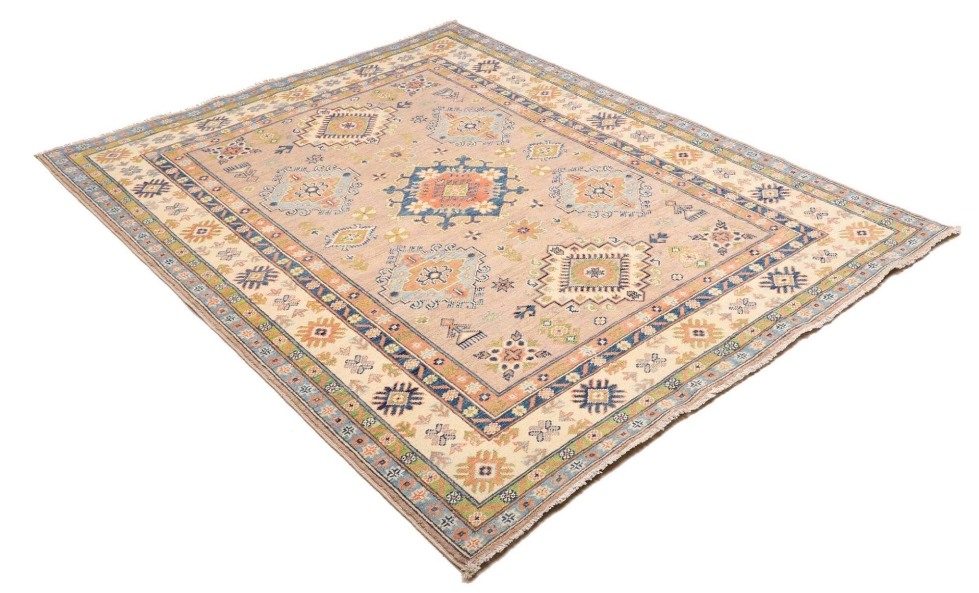 Kazak Orientteppich aus Pakistan, 156 × 199 cm