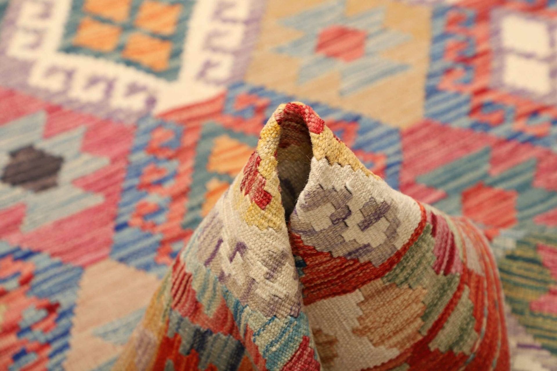 Handgewebter Kelim 156 × 195 cm