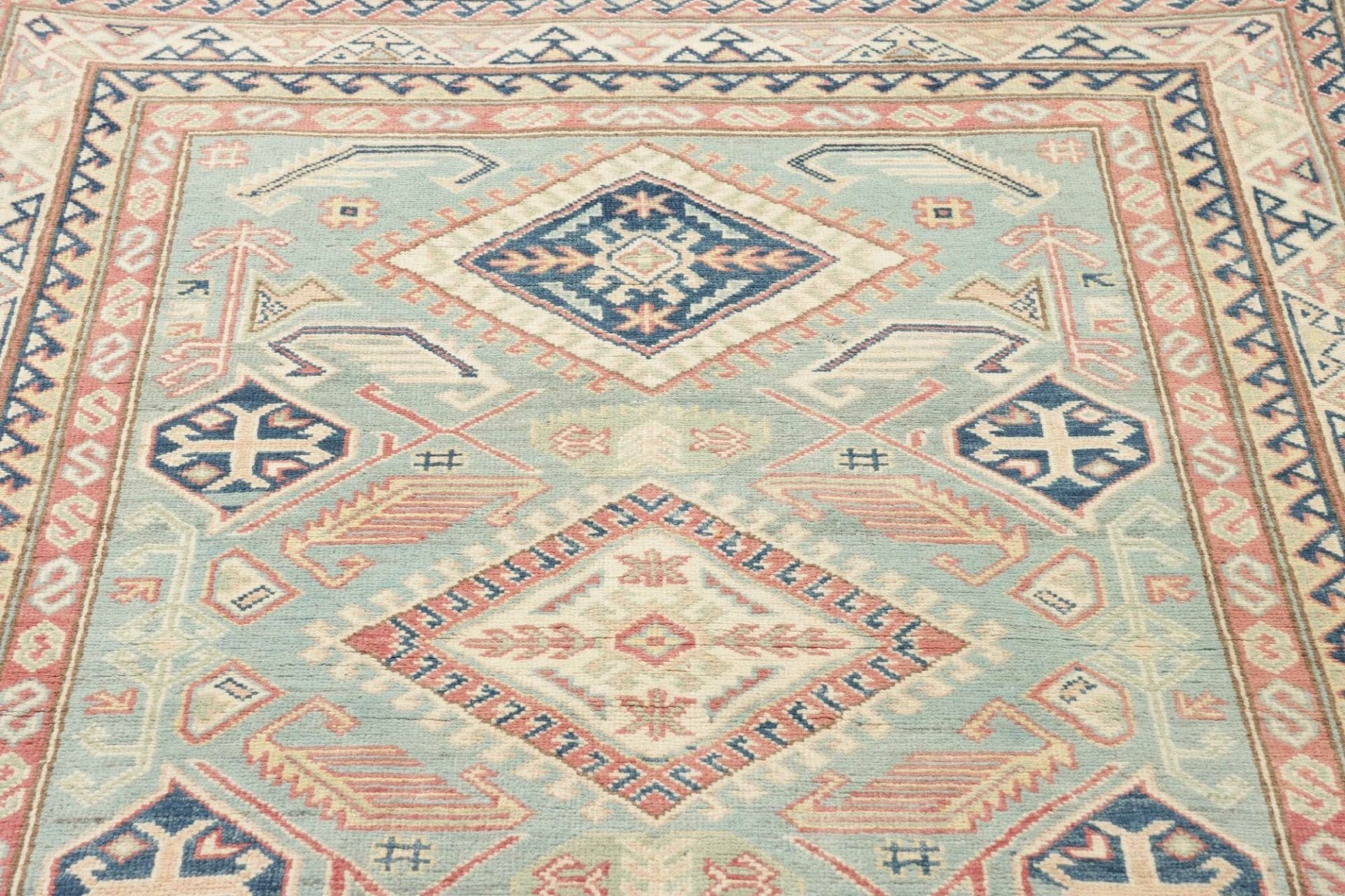 Handgeknüpfter Kazak Orientteppich, 123 × 179 cm, Wolle