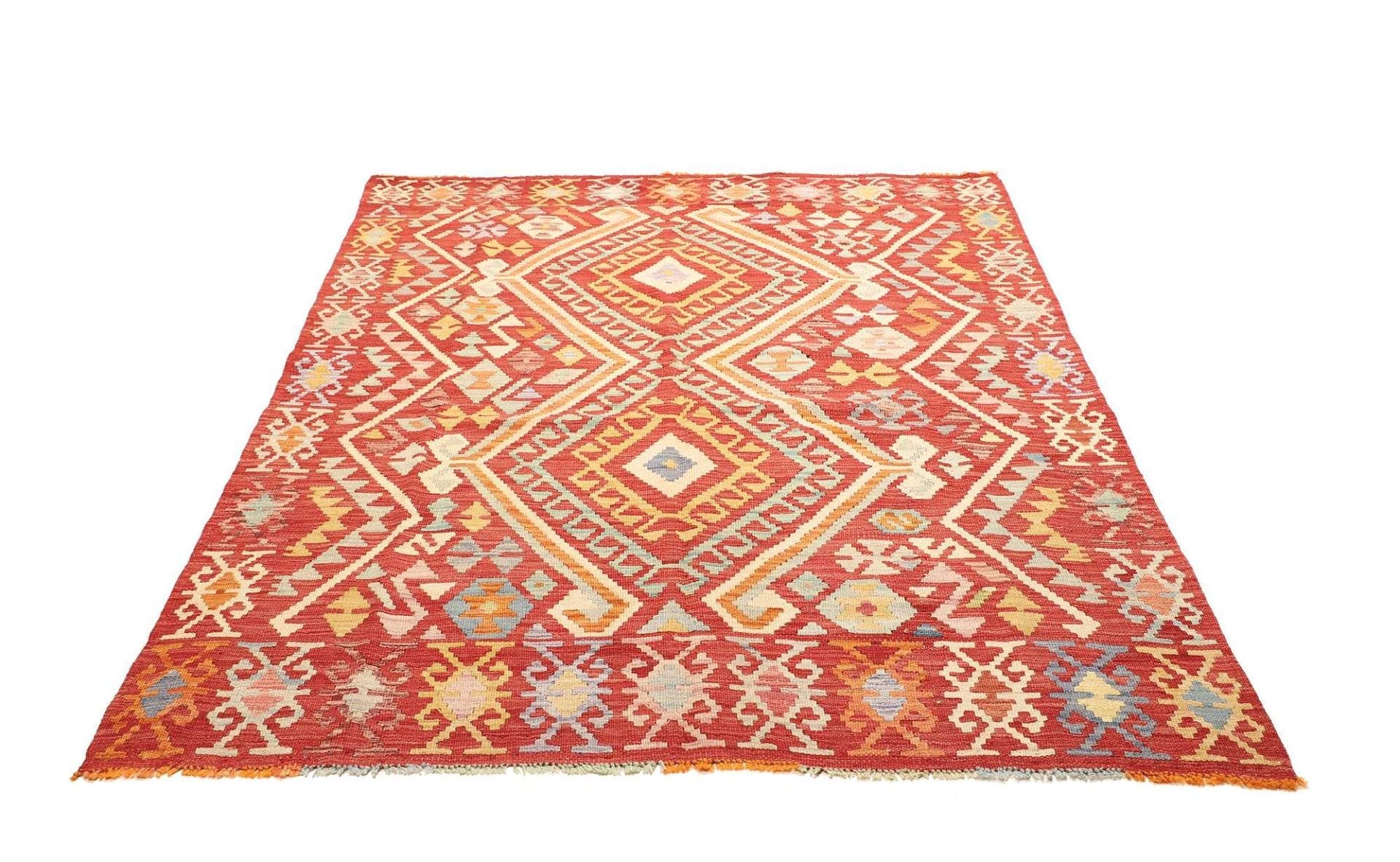 Handgewebter Kelim, 154 × 197 cm, Wolle