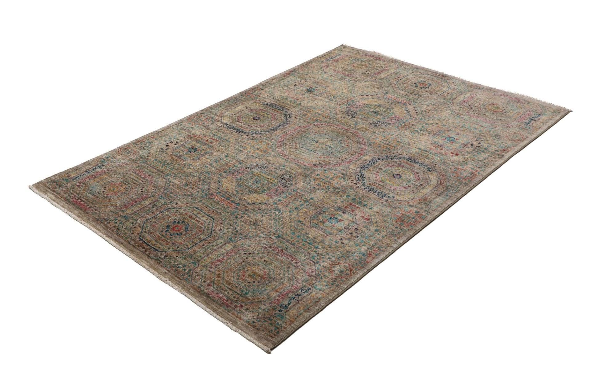 Handgeknüpfter Mamluk Orientteppich 127 × 180 cm