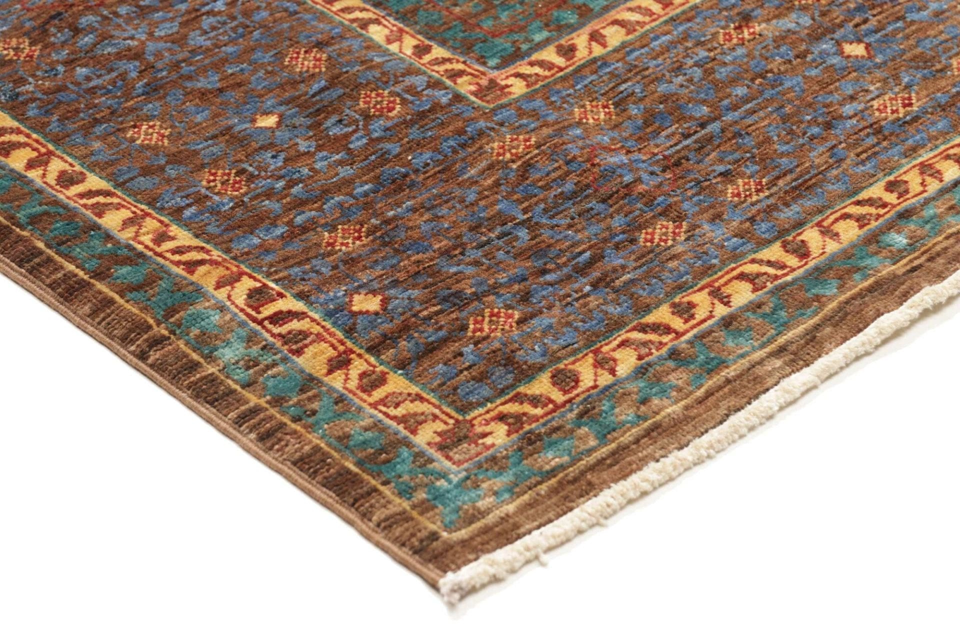 Mamluk Orientteppich 159 × 205 cm aus Wolle, handgeknüpft