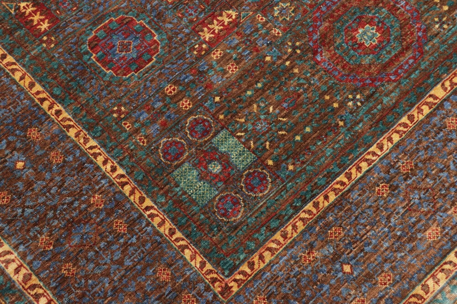 Mamluk Orientteppich 159 × 205 cm aus Wolle, handgeknüpft