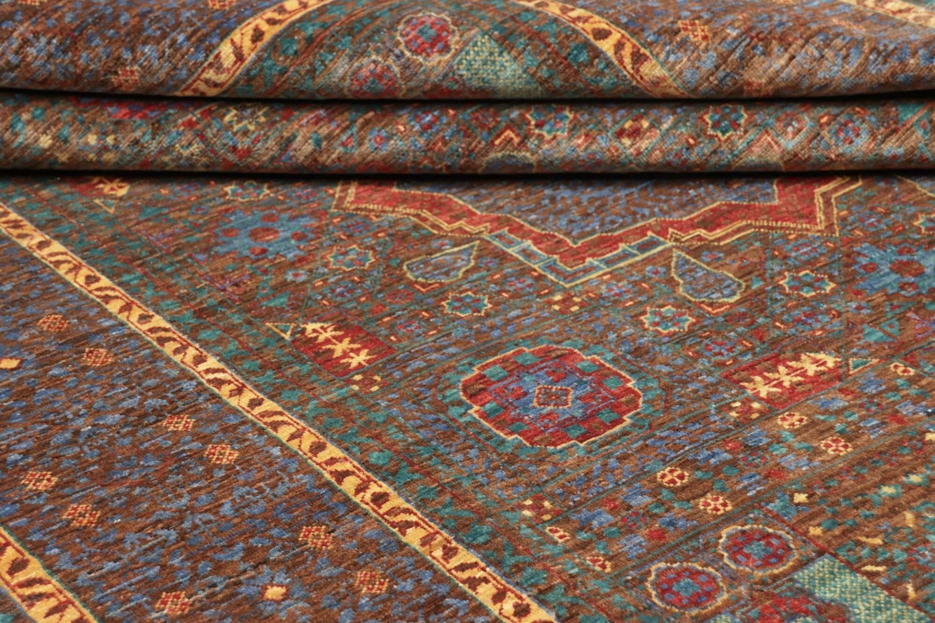 Mamluk Orientteppich 159 × 205 cm aus Wolle, handgeknüpft