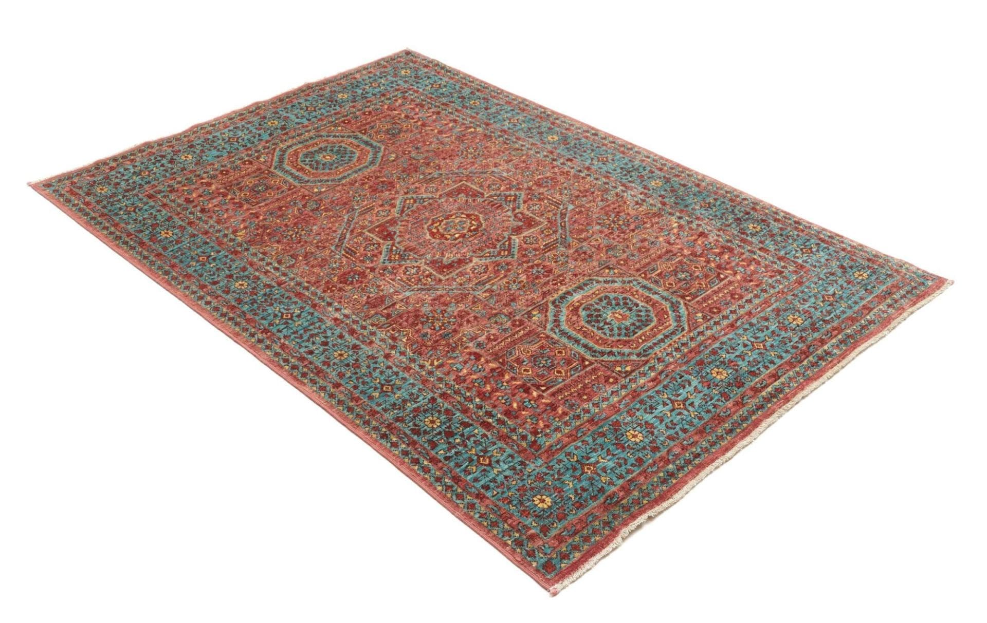 Handgeknüpfter Mamluk Orientteppich 127 × 186 cm