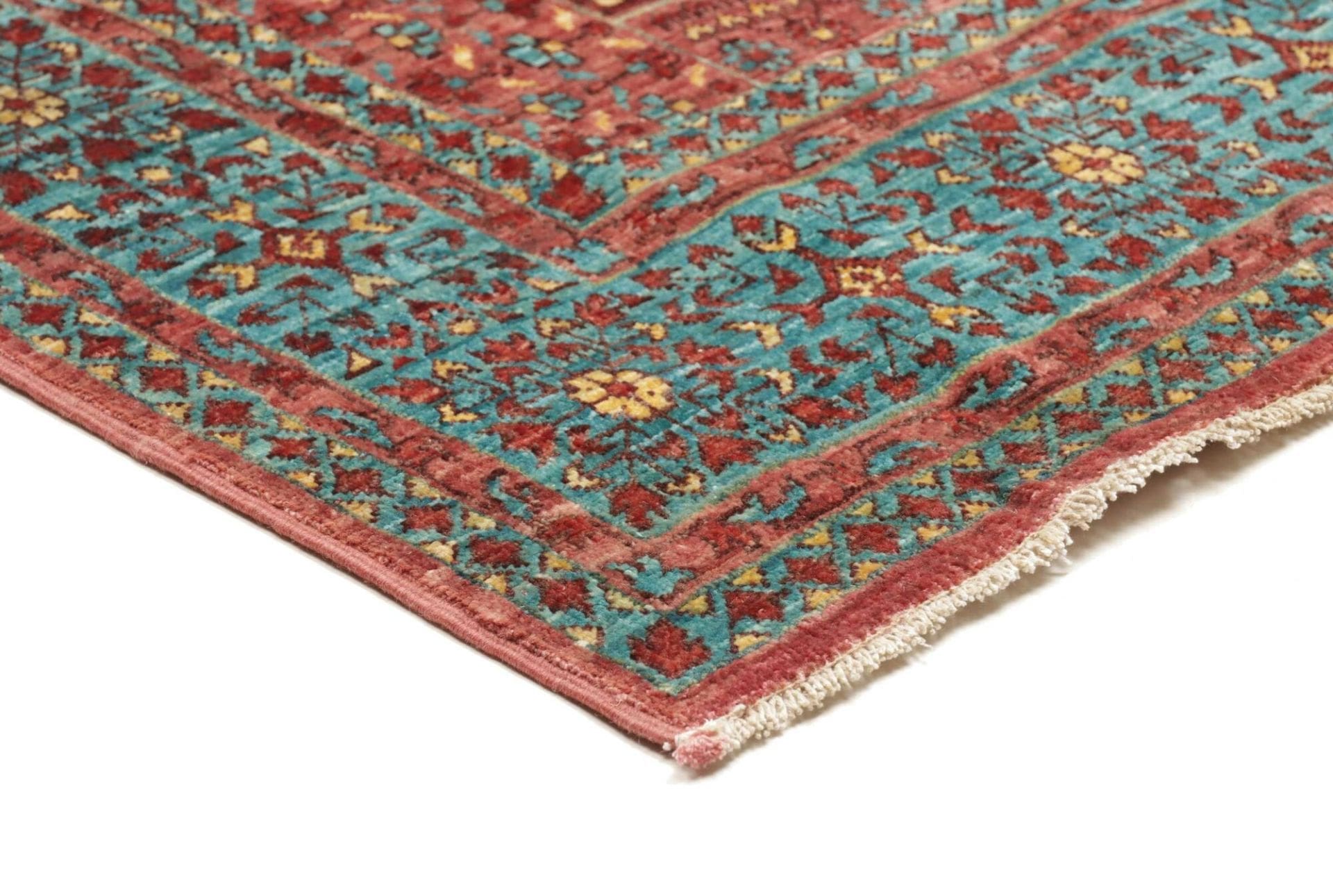 Handgeknüpfter Mamluk Orientteppich 127 × 186 cm