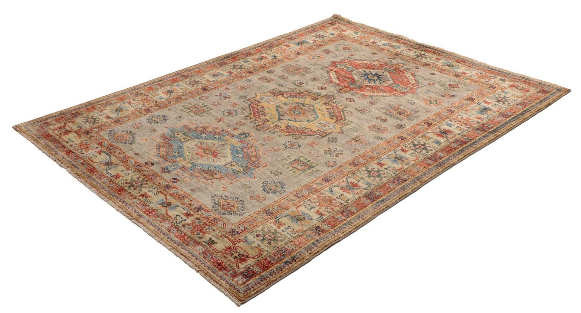 Kazak Orientteppich aus Pakistan, 153 × 202 cm