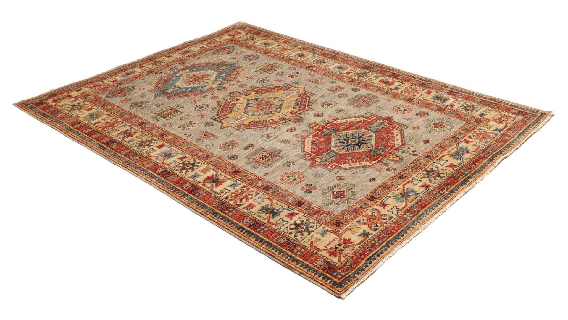 Kazak Orientteppich aus Pakistan, 153 × 202 cm