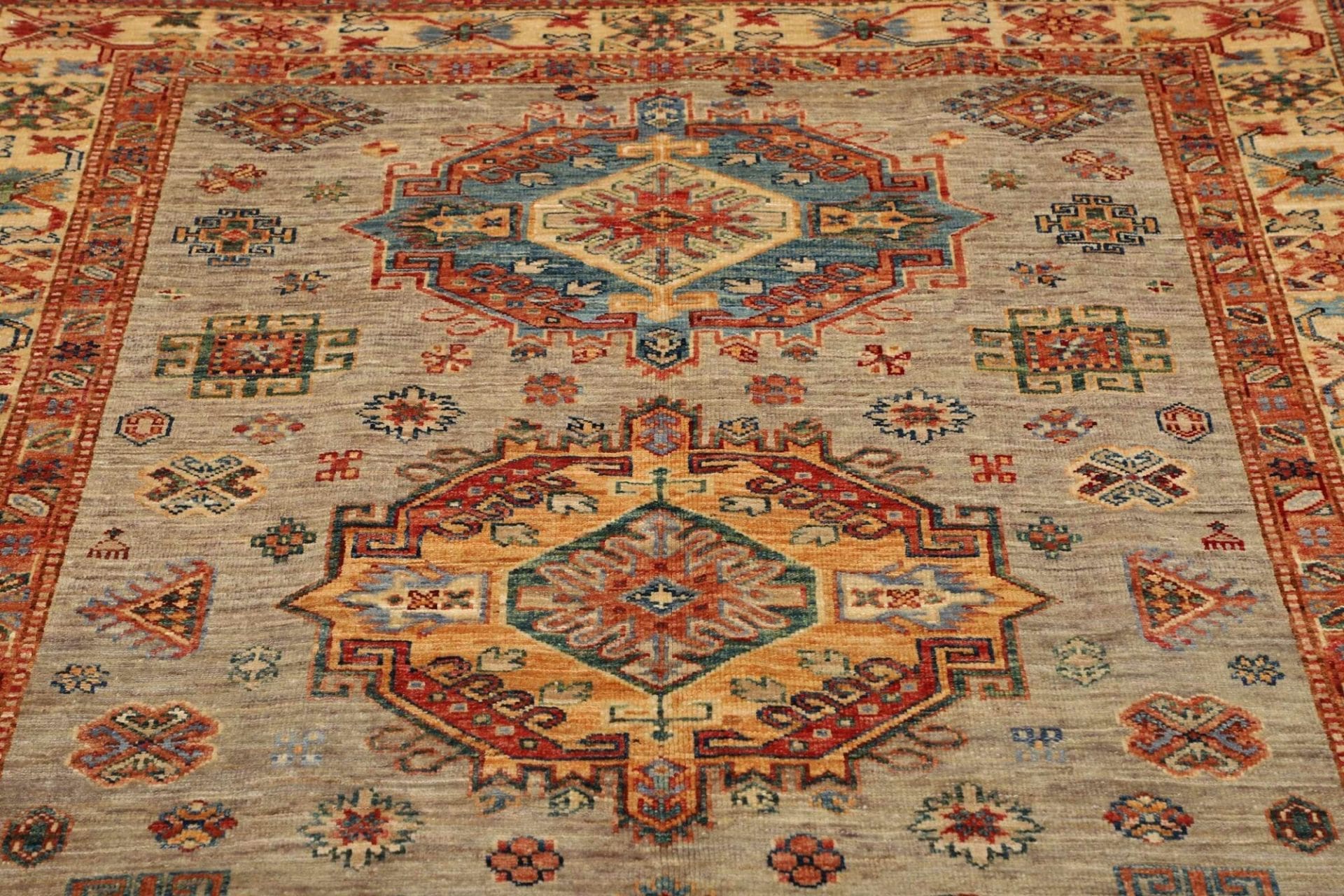 Kazak Orientteppich aus Pakistan, 153 × 202 cm