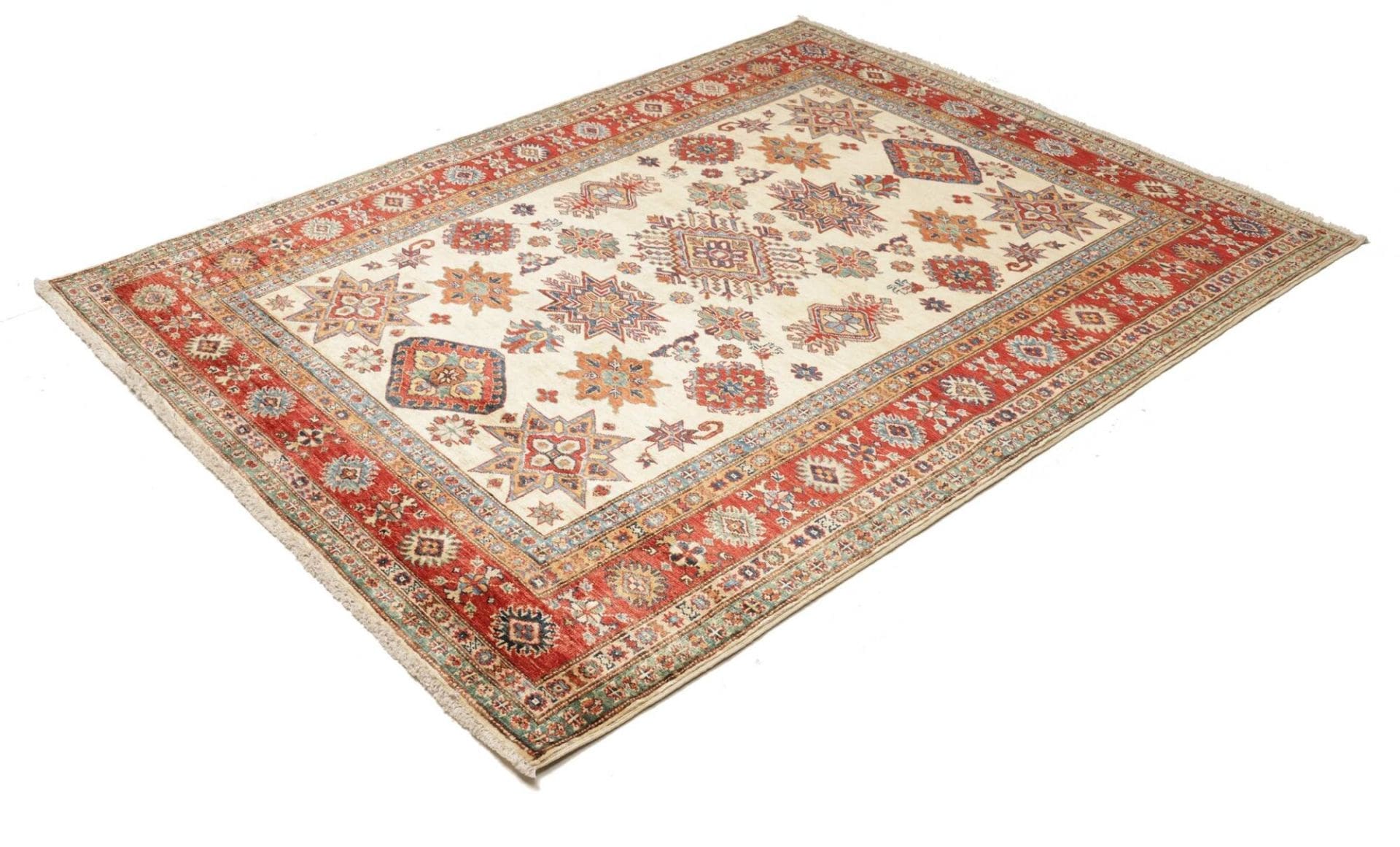Kazak Orientteppich aus Pakistan, 156 × 195 cm
