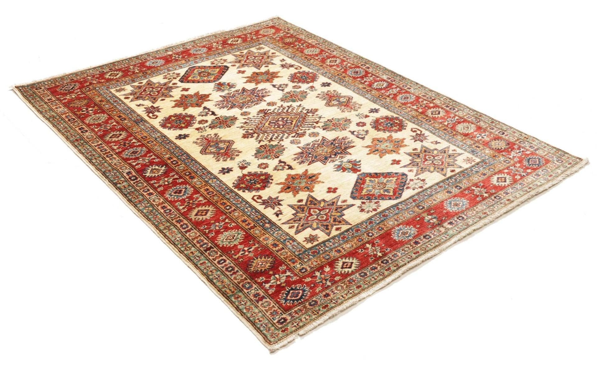 Kazak Orientteppich aus Pakistan, 156 × 195 cm