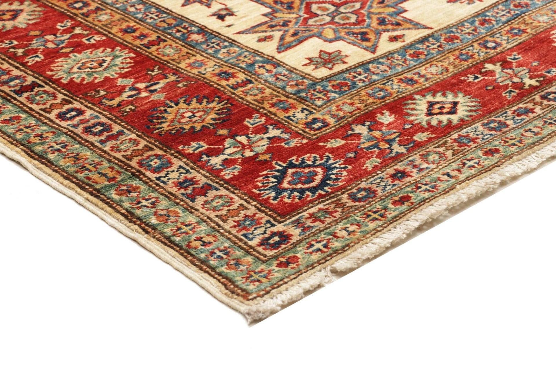 Kazak Orientteppich aus Pakistan, 156 × 195 cm