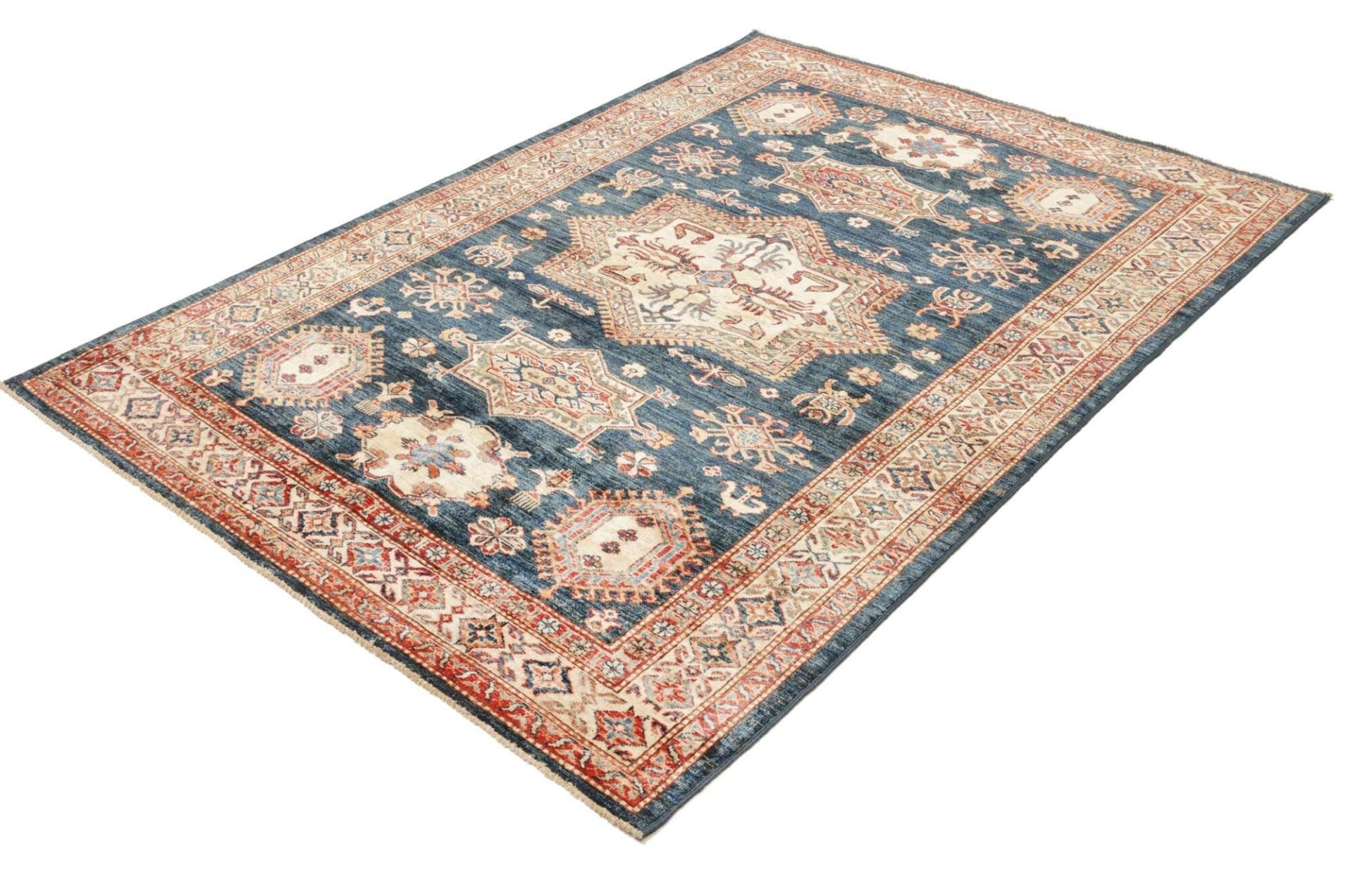 Handgeknüpfter Kazak Orientteppich, 149 × 207 cm, Wolle