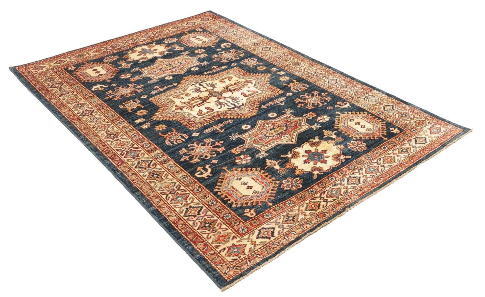 Handgeknüpfter Kazak Orientteppich, 149 × 207 cm, Wolle