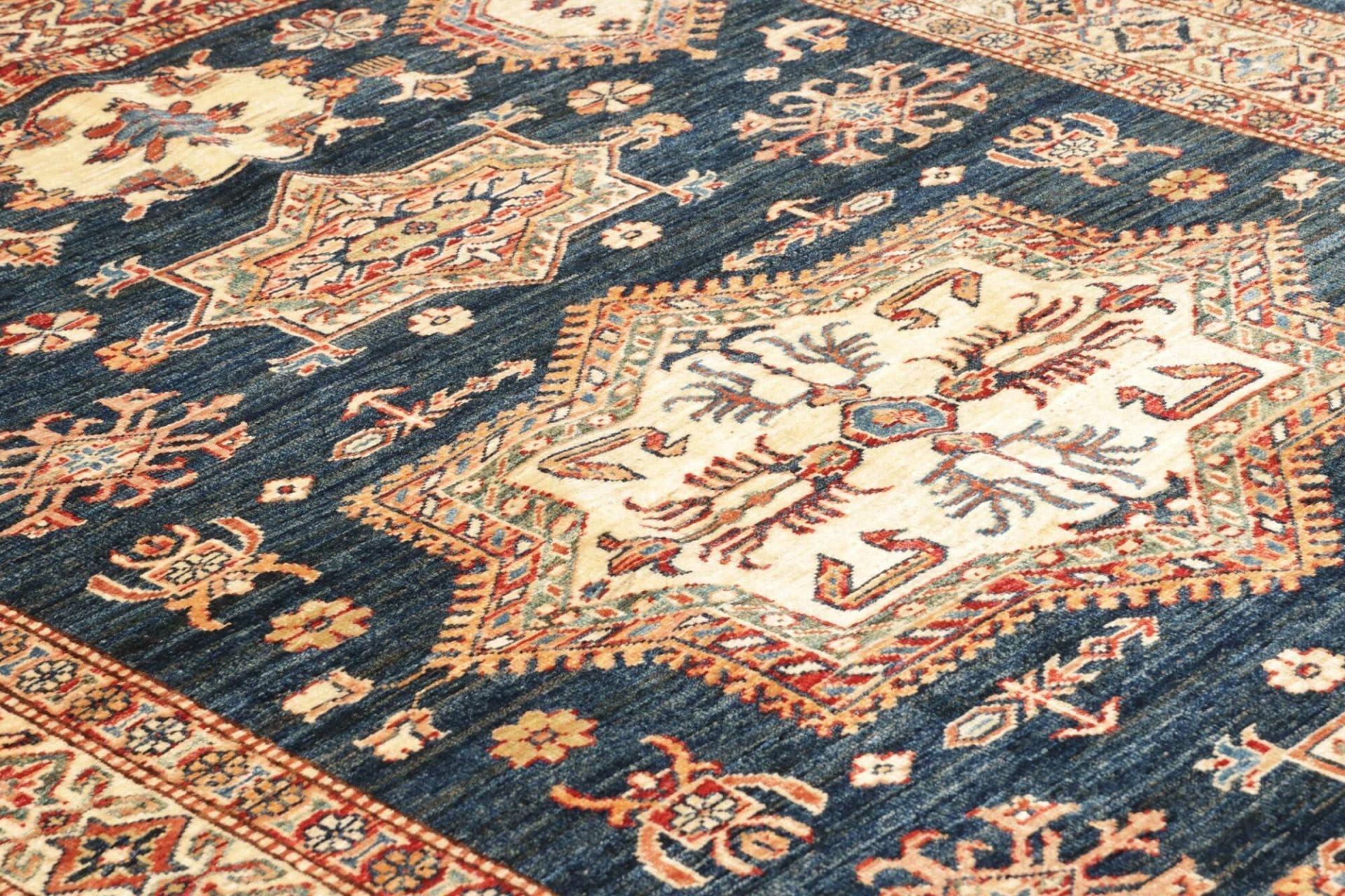 Handgeknüpfter Kazak Orientteppich, 149 × 207 cm, Wolle