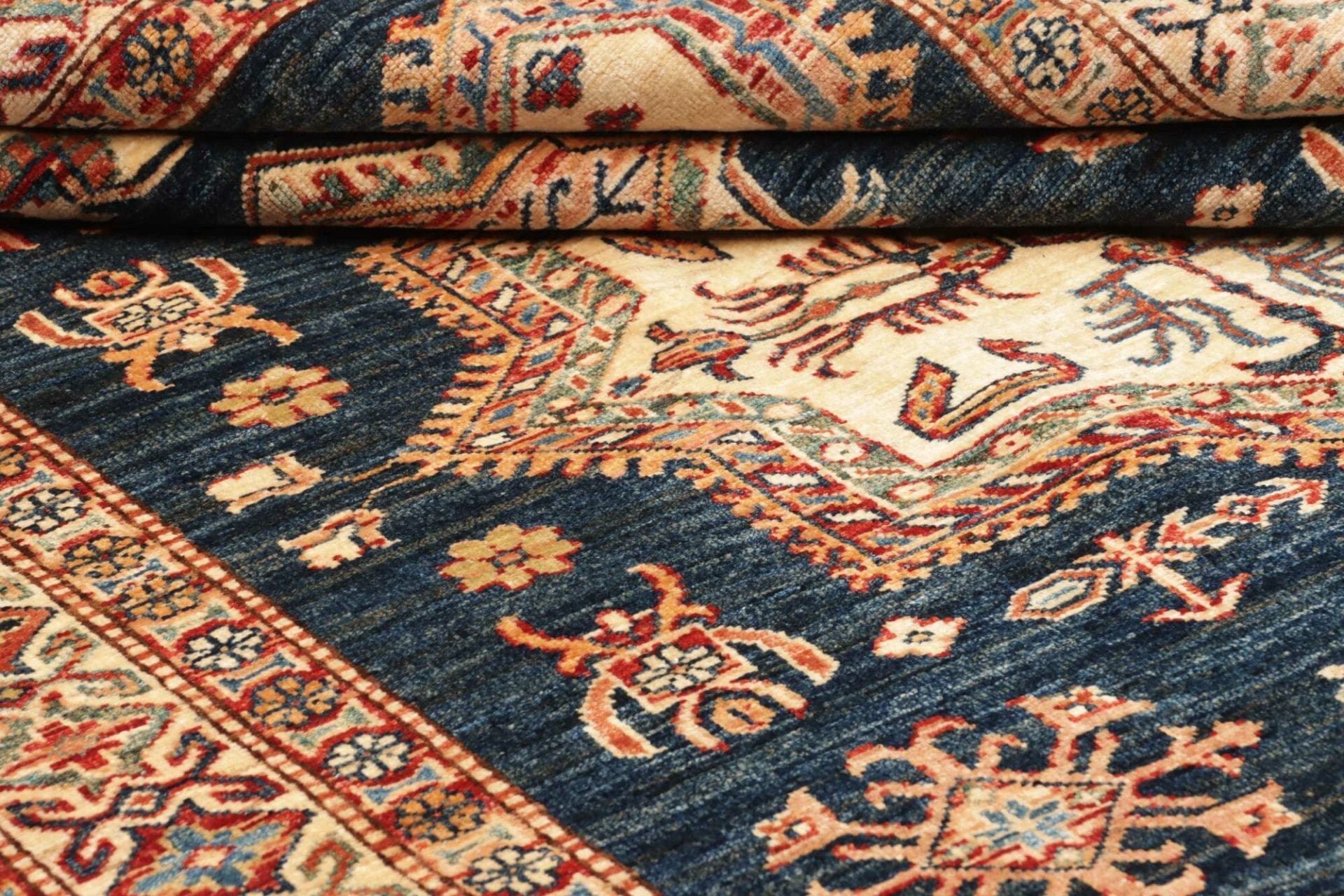 Handgeknüpfter Kazak Orientteppich, 149 × 207 cm, Wolle