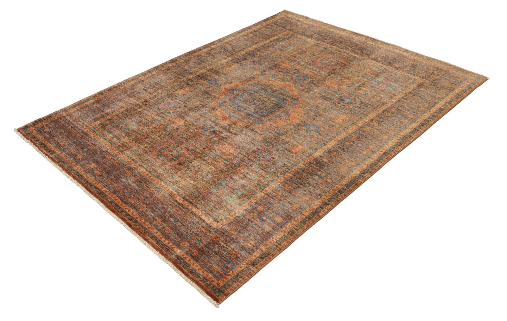 Handgeknüpfter Mamluk Orientteppich 151 × 200 cm