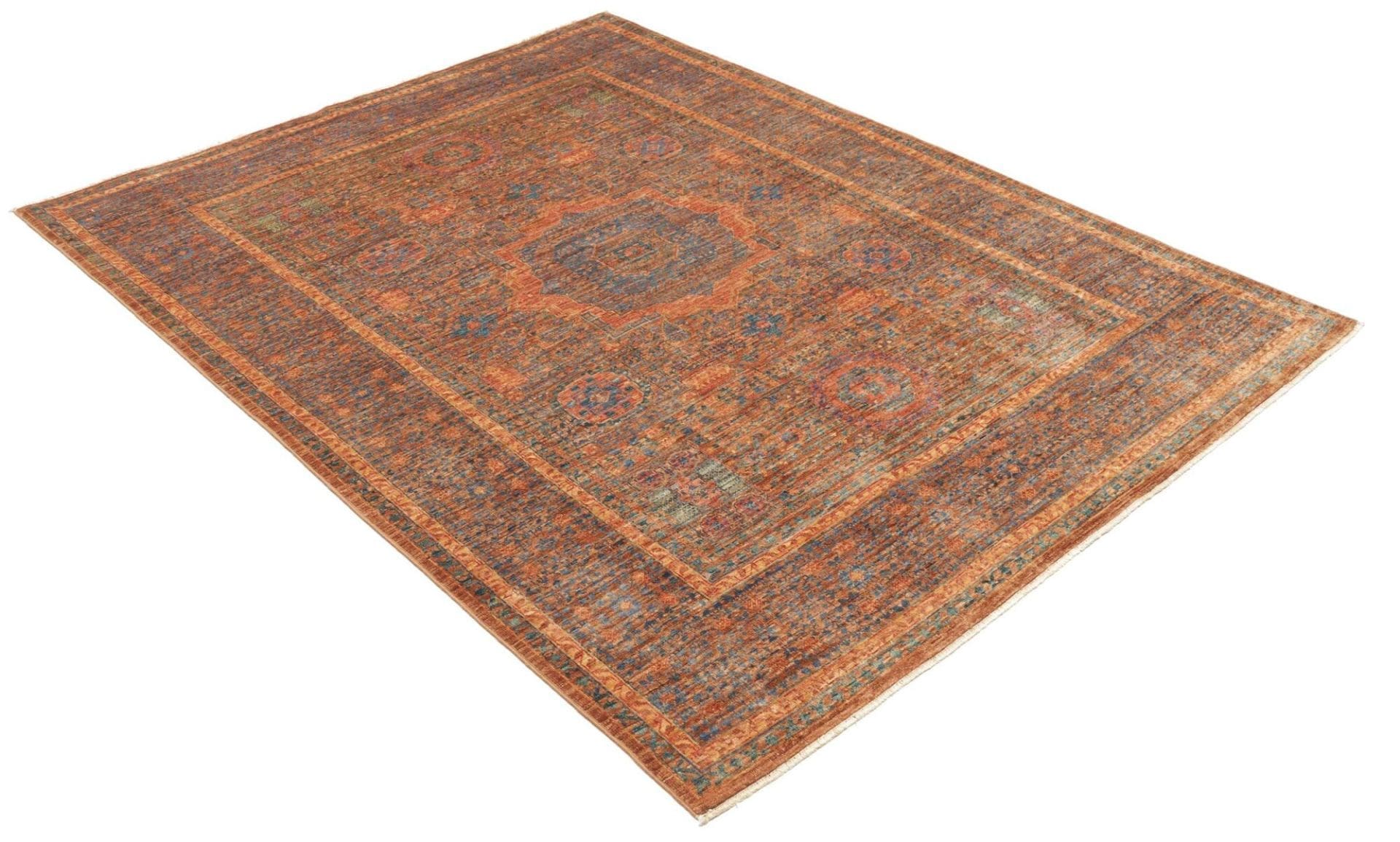 Handgeknüpfter Mamluk Orientteppich 151 × 200 cm