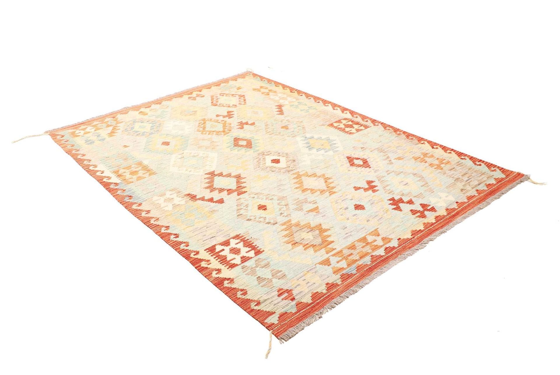 afghanischer-kelim-153-x-205-cm-geometrisches-muster-handgewebt-2 Handgewebter Kelim 153 × 205 cm