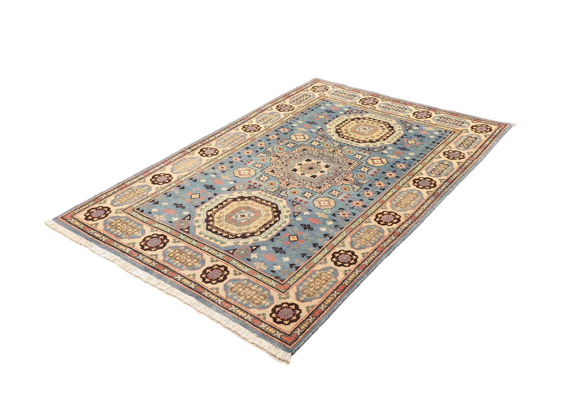 Handgeknüpfter Kazak Orientteppich, 126 × 173 cm, Wolle