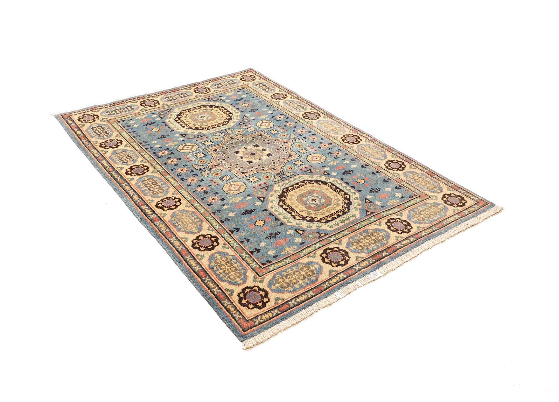 Handgeknüpfter Kazak Orientteppich, 126 × 173 cm, Wolle