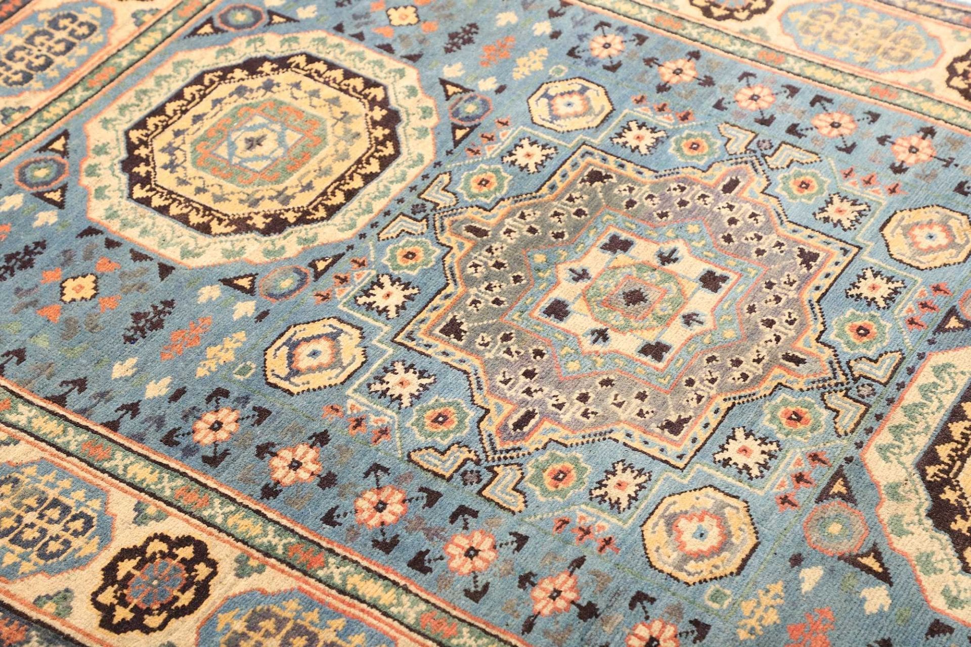 Handgeknüpfter Kazak Orientteppich, 126 × 173 cm, Wolle