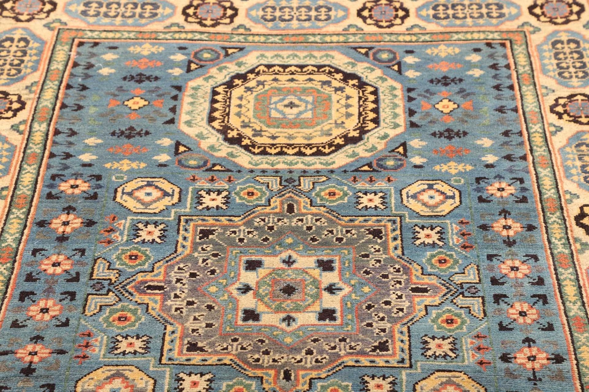 Handgeknüpfter Kazak Orientteppich, 126 × 173 cm, Wolle
