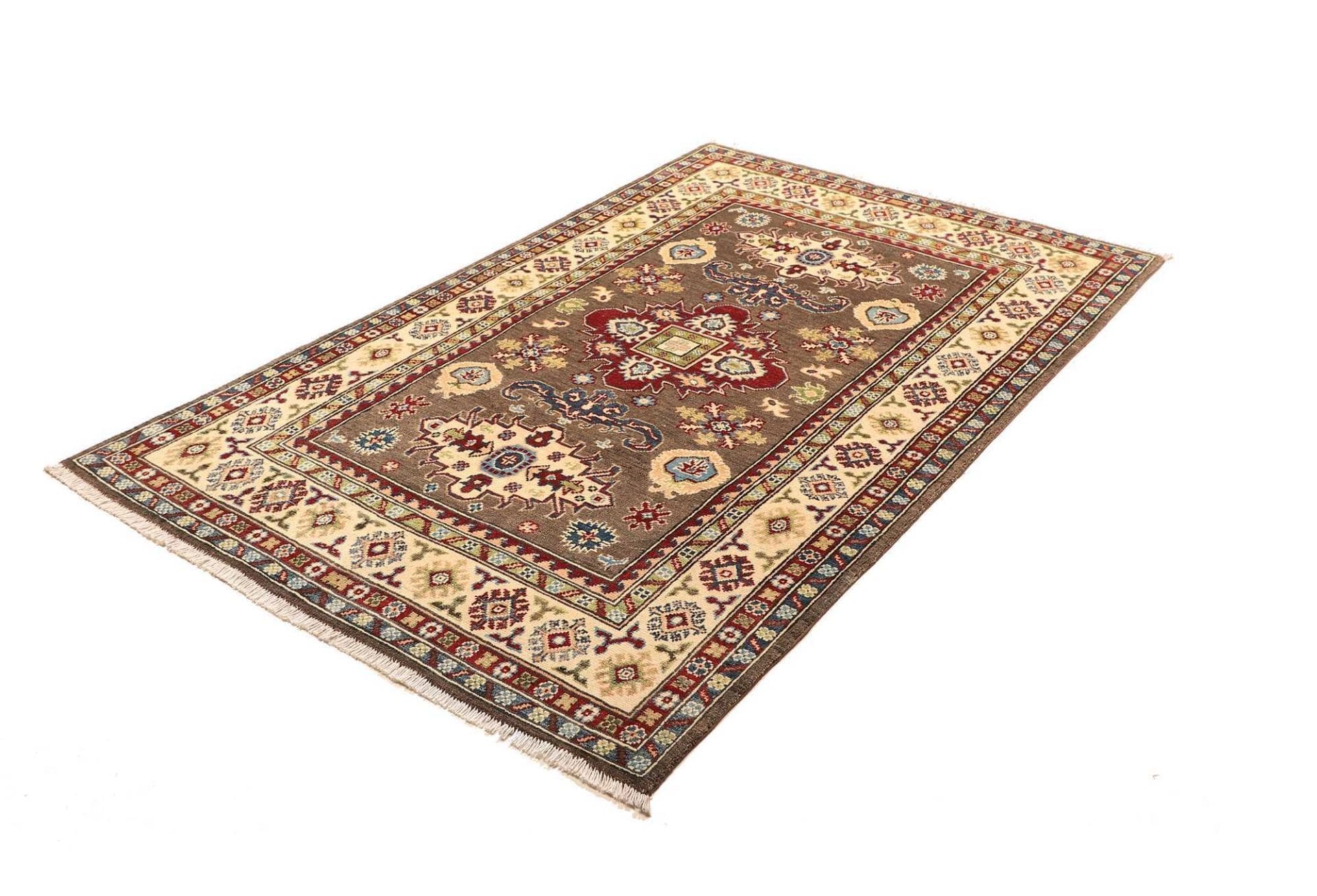 Kazak Orientteppich 124 × 193 cm aus Wolle, handgeknüpft