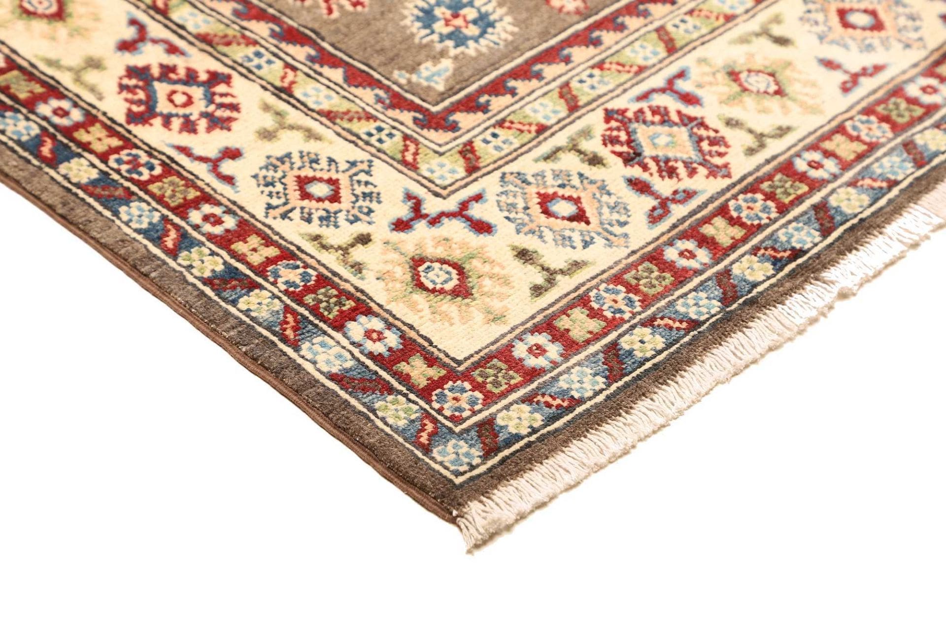 Kazak Orientteppich 124 × 193 cm aus Wolle, handgeknüpft