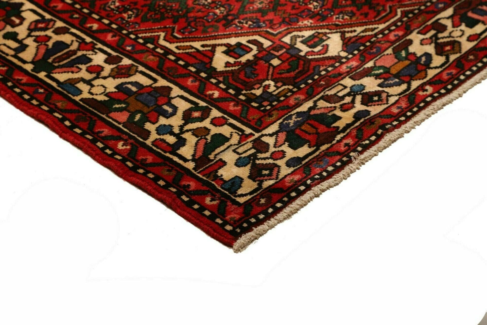 Hamadan Herati Perserteppich 151 × 199 cm aus Wolle, handgeknüpft