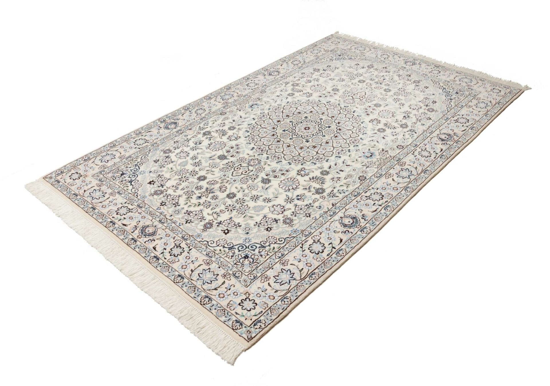 Handgeknüpfter Nain Perserteppich, 138 × 213 cm, Wolle
