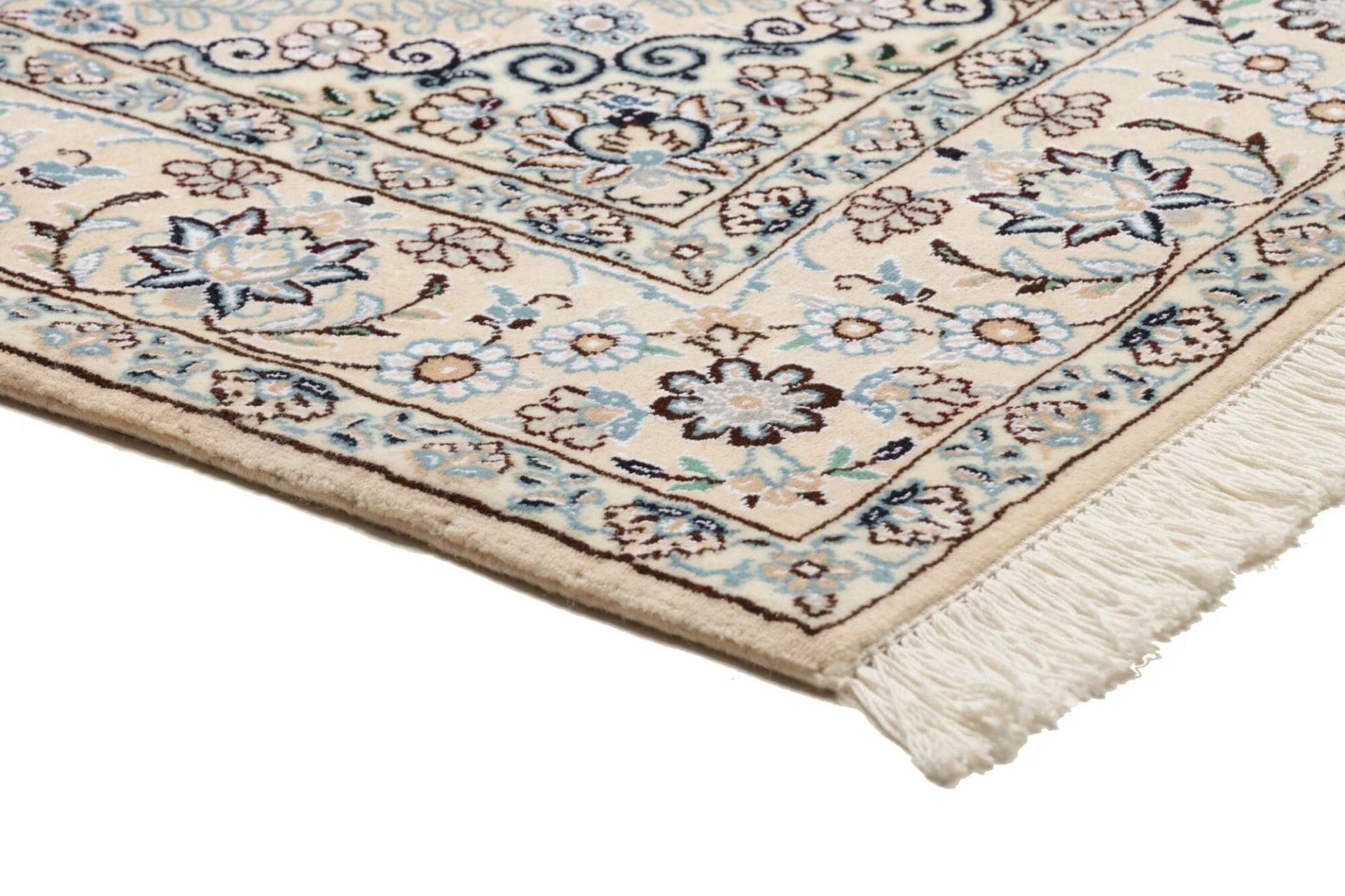 Handgeknüpfter Nain Perserteppich, 138 × 213 cm, Wolle